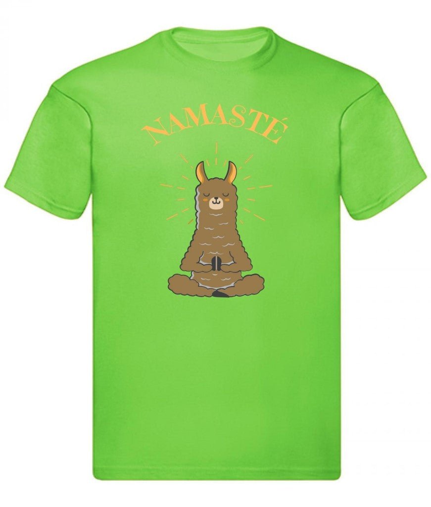 Balldiri T-Shirt Herren Yoga Meditation Namaste S bis 5XL - hellgrün - Balldiri