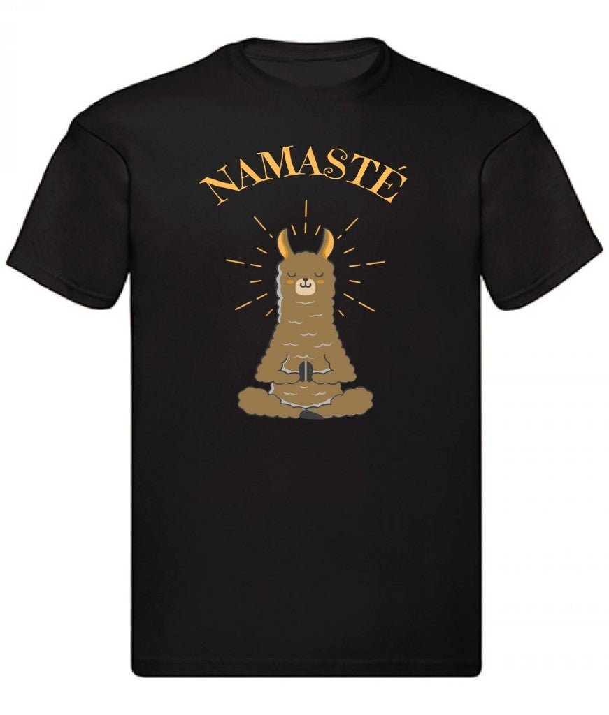 Balldiri T-Shirt Herren Yoga Meditation Namaste S bis 5XL - schwarz - Balldiri