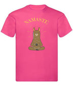 Balldiri T-Shirt Herren Yoga Meditation Namaste S bis 5XL - rosa - Balldiri