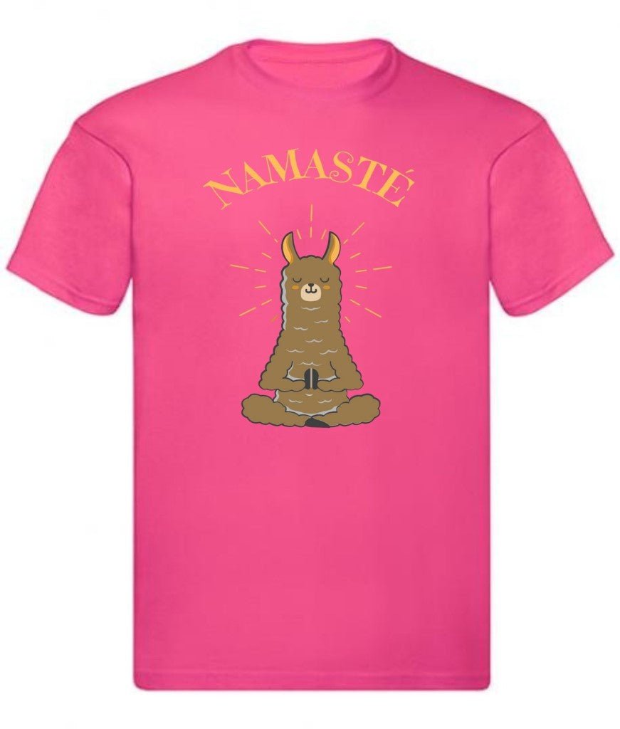 Balldiri T-Shirt Herren Yoga Meditation Namaste S bis 5XL - rosa - Balldiri