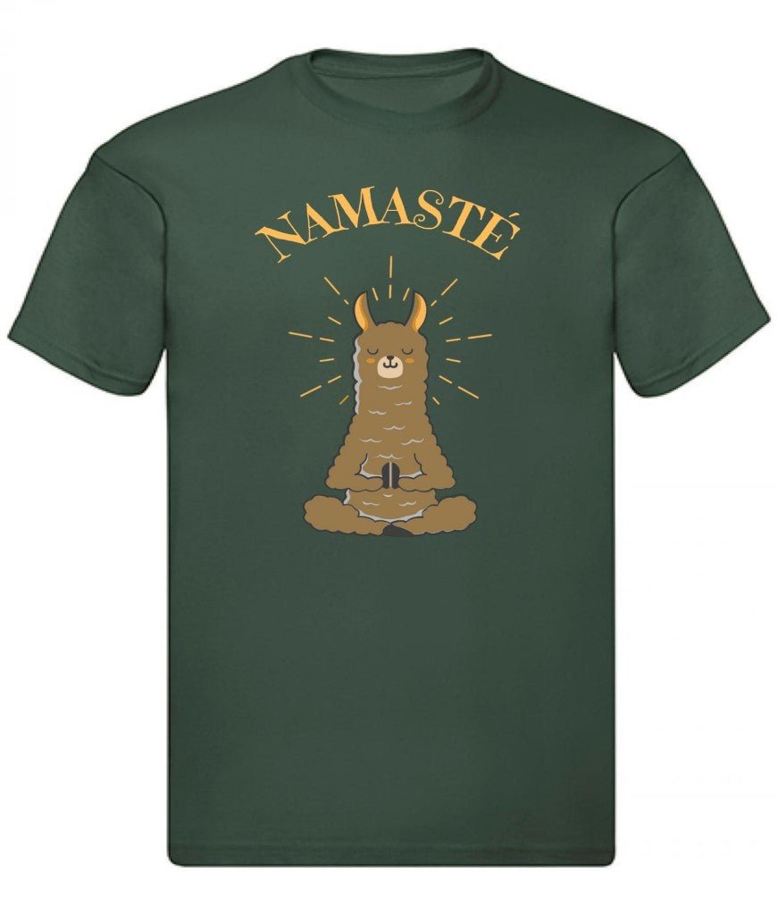 Balldiri T-Shirt Herren Yoga Meditation Namaste S bis 5XL - navy grün - Balldiri