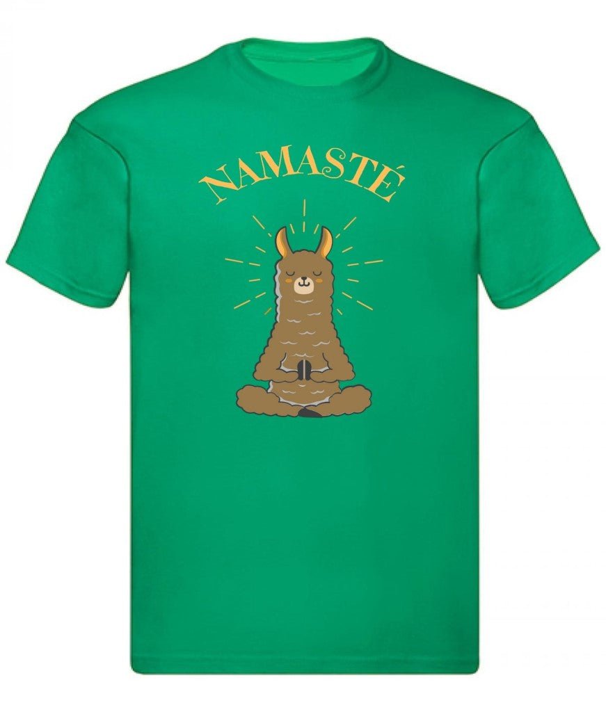 Balldiri T-Shirt Herren Yoga Meditation Namaste S bis 5XL - grün - Balldiri