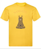 Balldiri T-Shirt Herren Yoga Meditation Namaste S bis 5XL - gelb - Balldiri