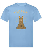 Balldiri T-Shirt Herren Yoga Meditation Namaste S bis 5XL - hellblau - Balldiri