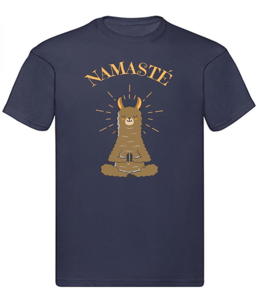 Balldiri T-Shirt Herren Yoga Meditation Namaste S bis 5XL - dunkelblau - Balldiri
