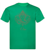 Balldiri T-Shirt Herren Yoga Meditation Om S bis 5XL - grün - Balldiri