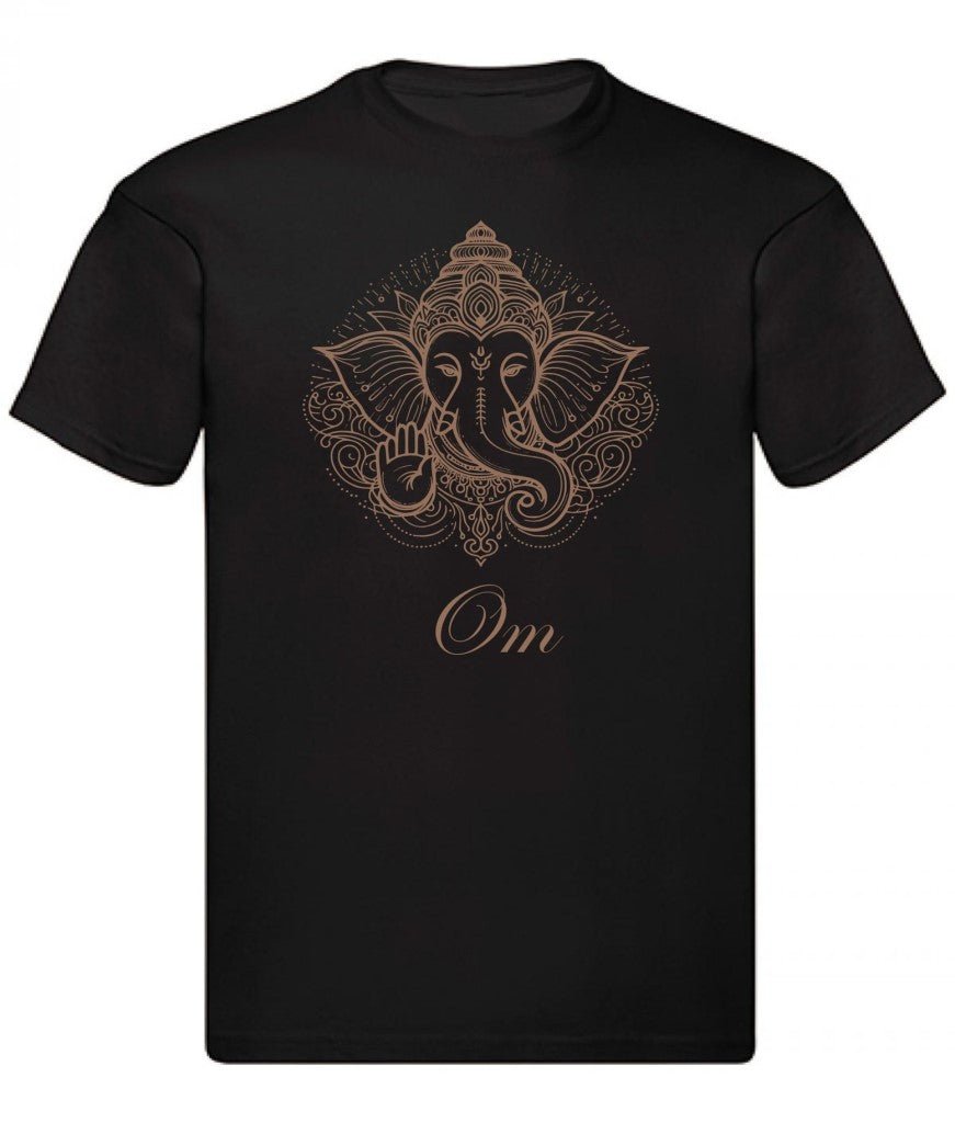 Balldiri T-Shirt Herren Yoga Meditation Om S bis 5XL - schwarz - Balldiri