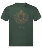 Balldiri T-Shirt Herren Yoga Meditation Om S bis 5XL - navy grün - Balldiri