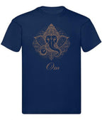 Balldiri T-Shirt Herren Yoga Meditation Om S bis 5XL - navy - Balldiri