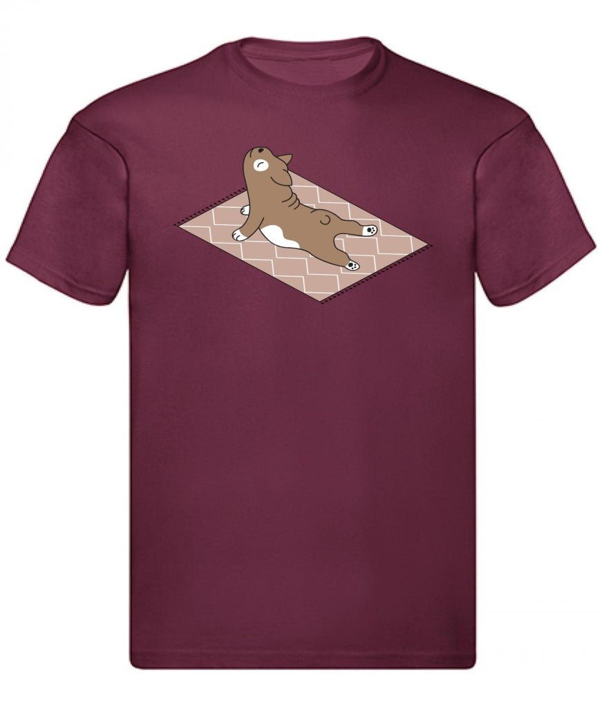 Balldiri T-Shirt Herren Yoga Meditation S bis 5XL - bordeaux - Balldiri