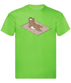 Balldiri T-Shirt Herren Yoga Meditation S bis 5XL - hellgrün - Balldiri