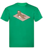 Balldiri T-Shirt Herren Yoga Meditation S bis 5XL - grün - Balldiri