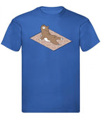 Balldiri T-Shirt Herren Yoga Meditation S bis 5XL - blau - Balldiri