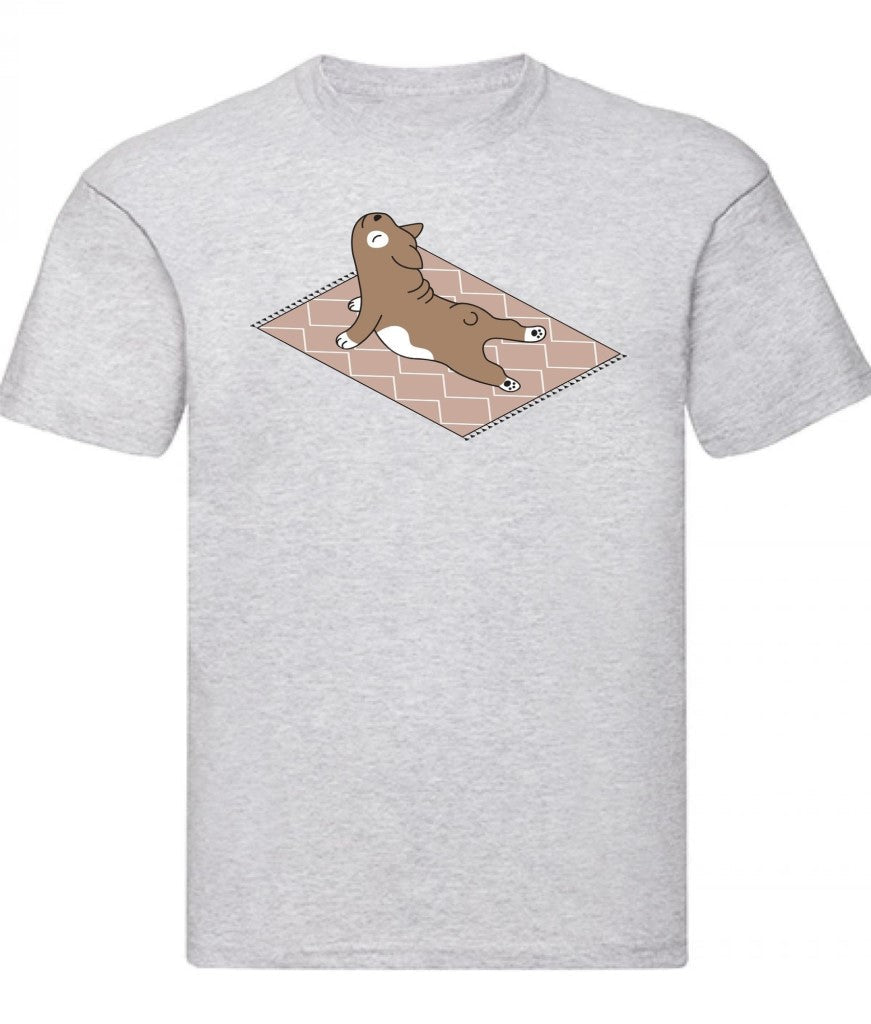 Balldiri T-Shirt Herren Yoga Meditation S bis 5XL - hellgrau - Balldiri