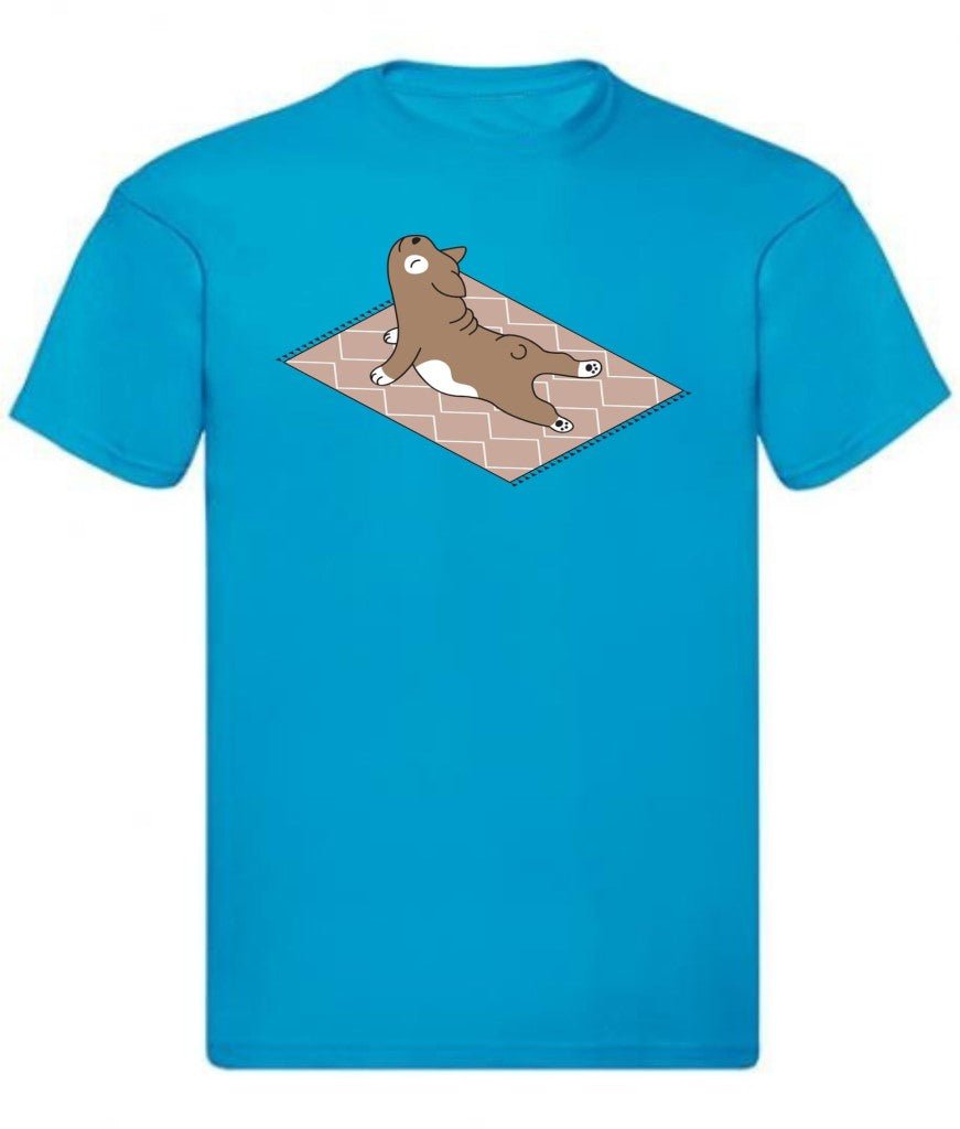 Balldiri T-Shirt Herren Yoga Meditation S bis 5XL - azurblau - Balldiri