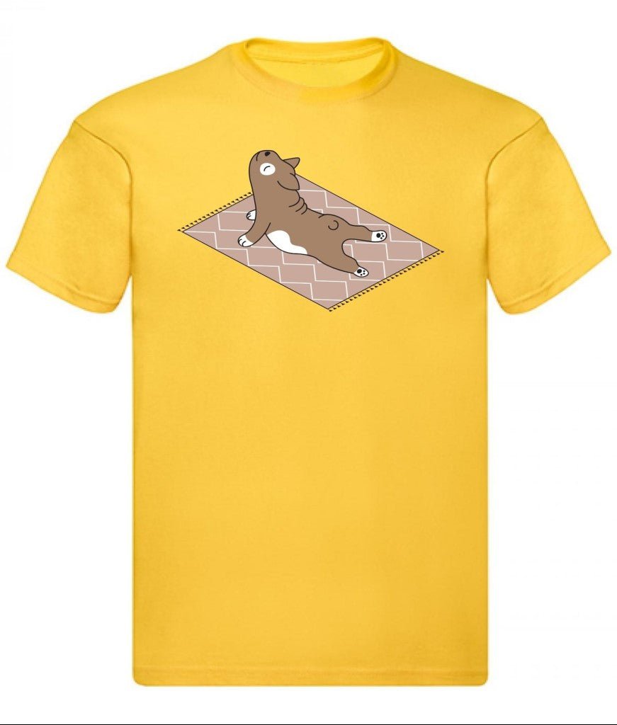 Balldiri T-Shirt Herren Yoga Meditation S bis 5XL - gelb - Balldiri
