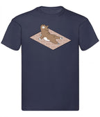 Balldiri T-Shirt Herren Yoga Meditation S bis 5XL - dunkelblau - Balldiri