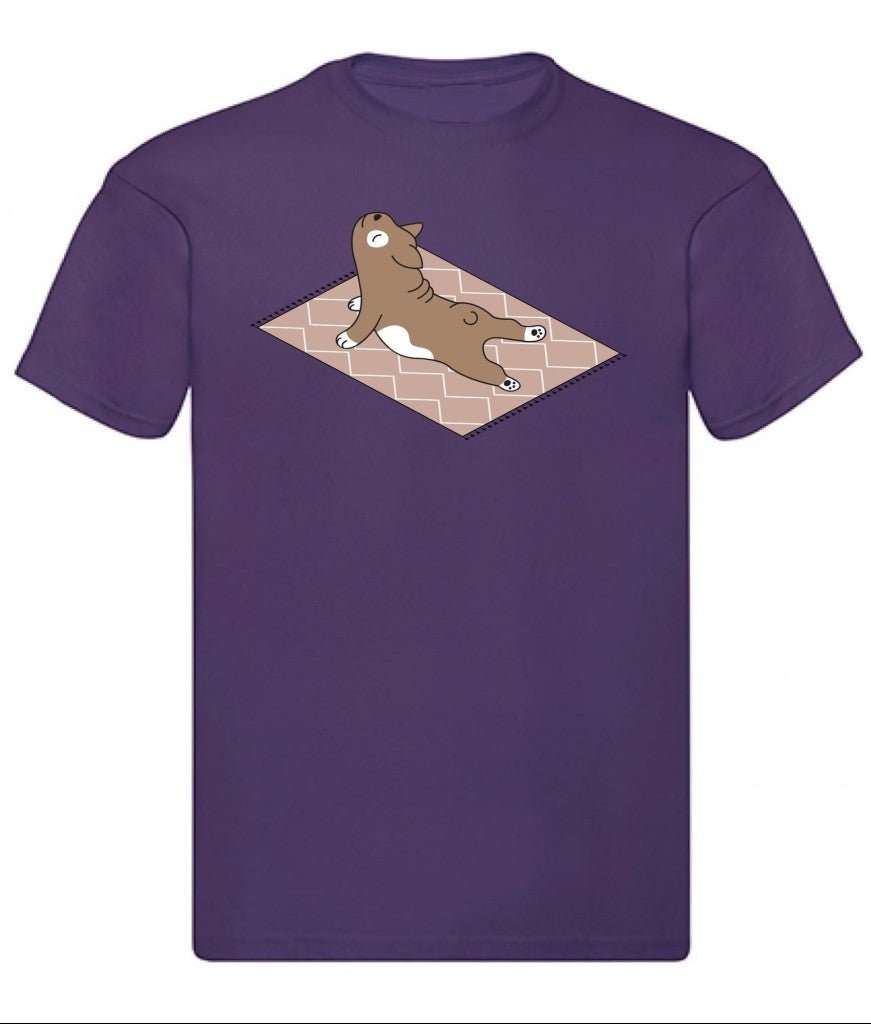 Balldiri T-Shirt Herren Yoga Meditation S bis 5XL - purple - Balldiri