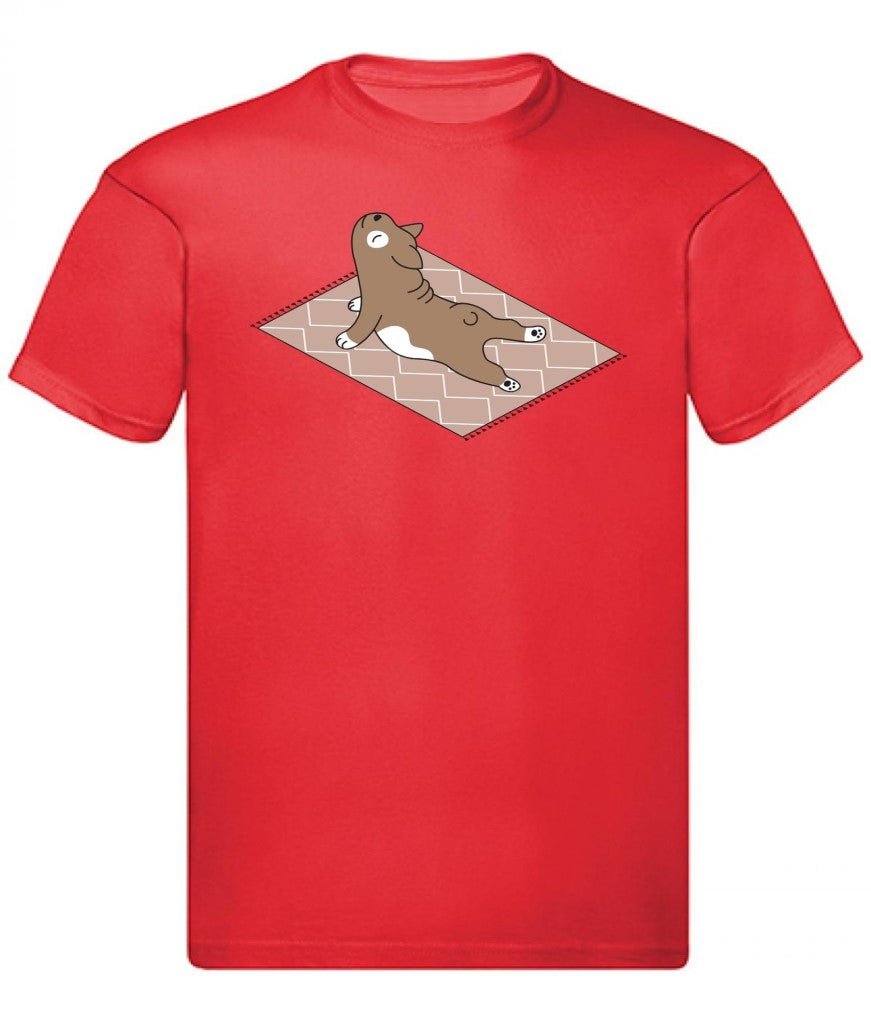Balldiri T-Shirt Herren Yoga Meditation S bis 5XL - rot - Balldiri