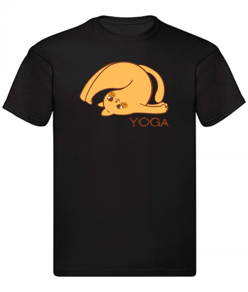 Balldiri T-Shirt Herren Yoga Relax Wellness S bis 5XL - schwarz - Balldiri