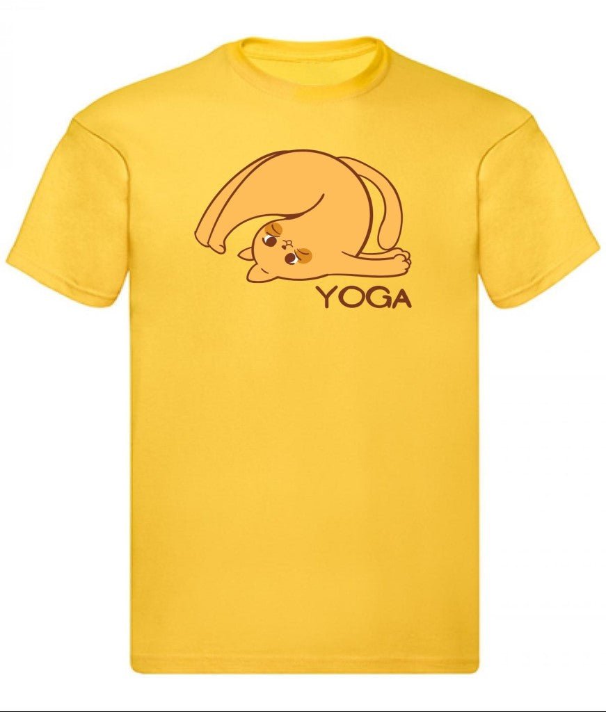 Balldiri T-Shirt Herren Yoga Relax Wellness S bis 5XL - gelb - Balldiri