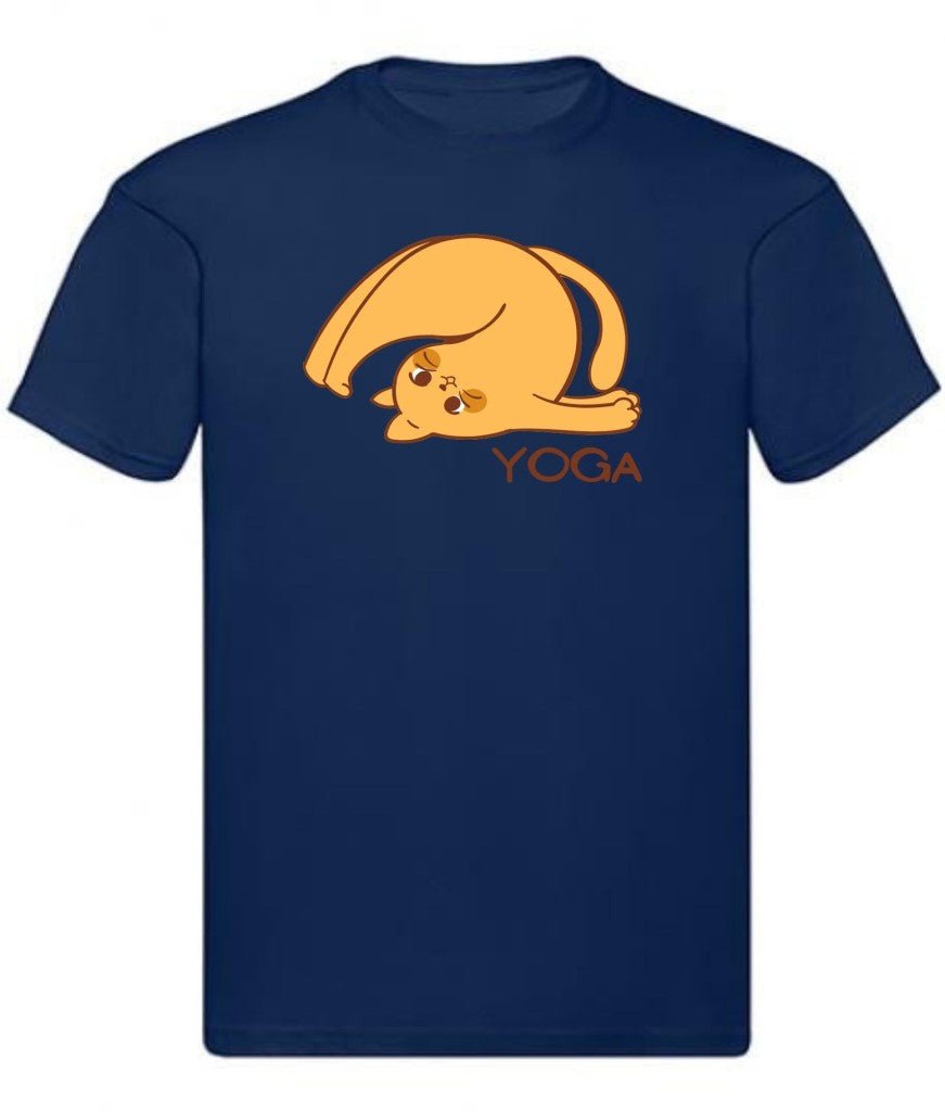 Balldiri T-Shirt Herren Yoga Relax Wellness S bis 5XL - navy - Balldiri