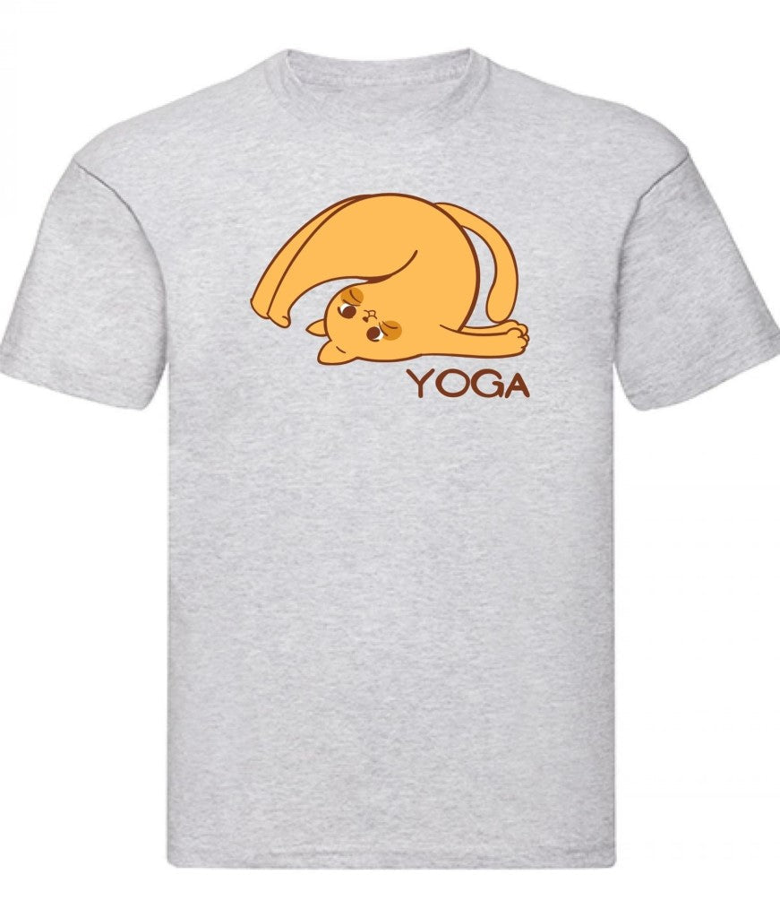 Balldiri T-Shirt Herren Yoga Relax Wellness S bis 5XL - hellgrau - Balldiri
