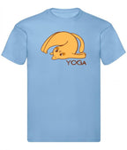Balldiri T-Shirt Herren Yoga Relax Wellness S bis 5XL - hellblau - Balldiri