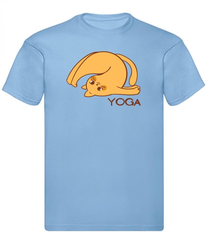 Balldiri T-Shirt Herren Yoga Relax Wellness S bis 5XL - hellblau - Balldiri