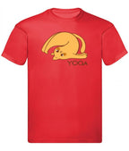 Balldiri T-Shirt Herren Yoga Relax Wellness S bis 5XL - rot - Balldiri