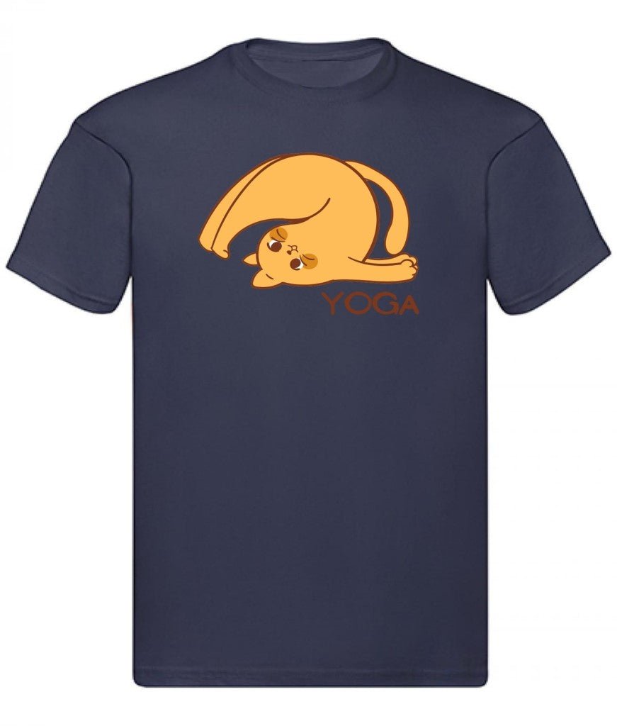 Balldiri T-Shirt Herren Yoga Relax Wellness S bis 5XL - dunkelblau - Balldiri