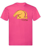 Balldiri T-Shirt Herren Yoga Relax Wellness S bis 5XL - rosa - Balldiri