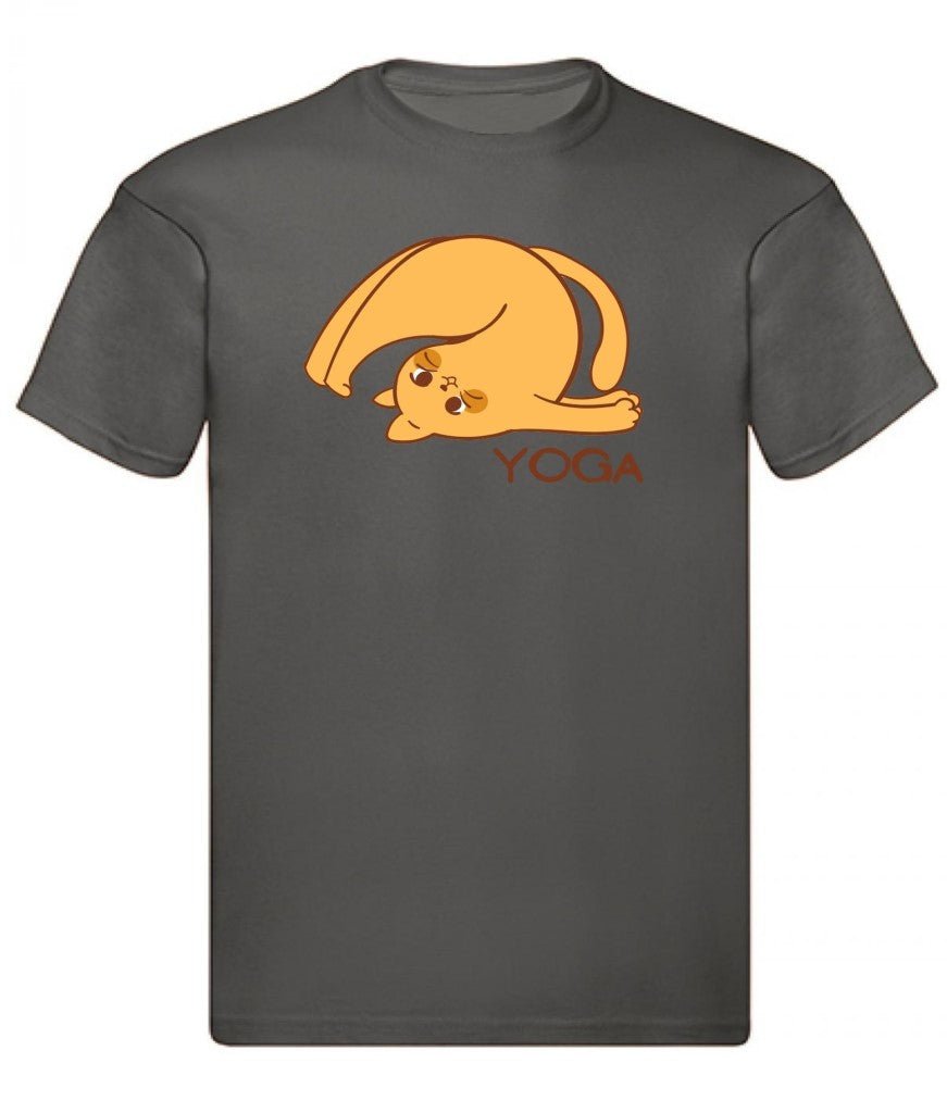 Balldiri T-Shirt Herren Yoga Relax Wellness S bis 5XL - anthrazit - Balldiri