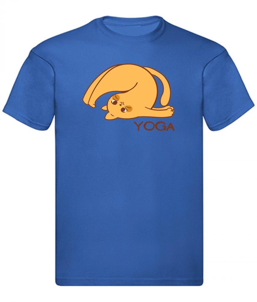 Balldiri T-Shirt Herren Yoga Relax Wellness S bis 5XL - blau - Balldiri