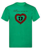 Balldiri T-Shirt LGBTQ Heiratsantrag S bis 5XL - grün - Balldiri