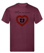 Balldiri T-Shirt LGBTQ Heiratsantrag S bis 5XL - bordeaux - Balldiri