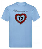 Balldiri T-Shirt LGBTQ Heiratsantrag S bis 5XL - weiß - Balldiri