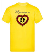 Balldiri T-Shirt LGBTQ Heiratsantrag S bis 5XL - weiß - Balldiri