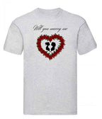 Balldiri T-Shirt LGBTQ Heiratsantrag S bis 5XL - weiß - Balldiri
