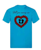 Balldiri T-Shirt LGBTQ Heiratsantrag S bis 5XL - weiß - Balldiri