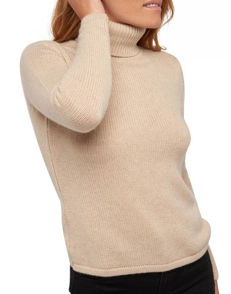 Balldiri 100% Kaschmir Damen Langarm Pullover Rollkragen 8-fädig - Balldiri & Windhound