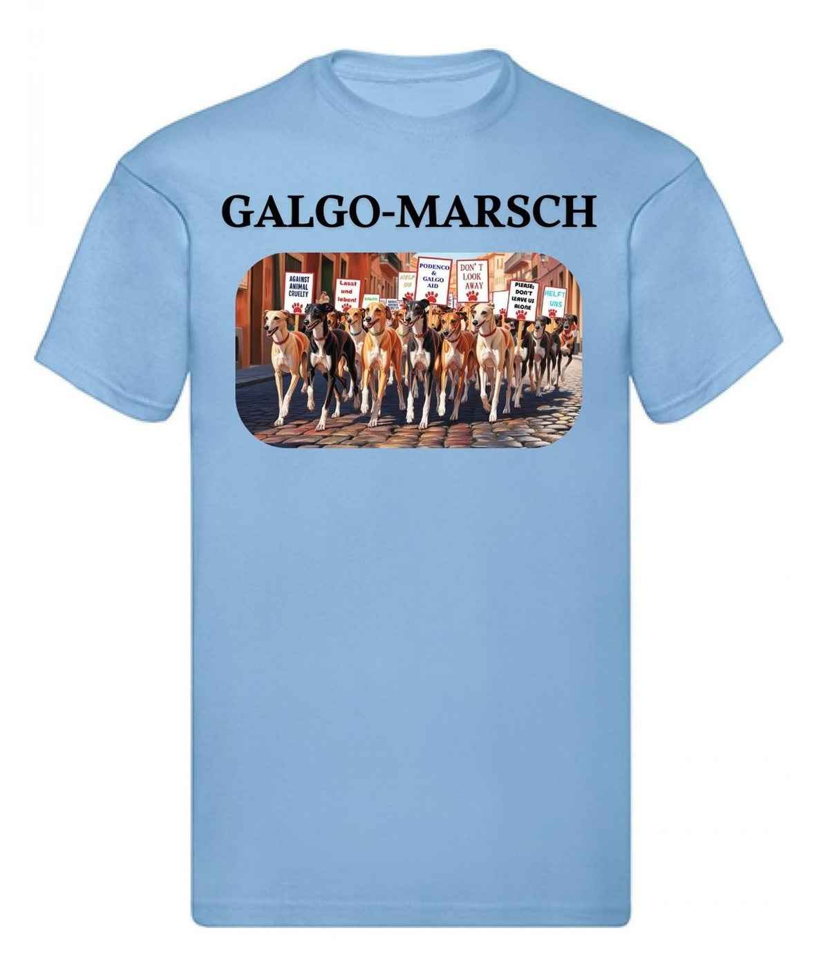 Balldiri T-Shirt Herren Galgo Marsch S bis 5XL