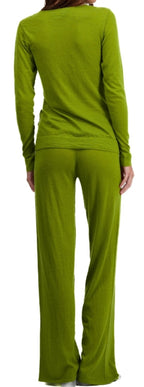 Balldiri 100% Kaschmir Damen Hausanzug Pyjama mit rundhals zweiteilig 2-fädig - Balldiri & Windhound