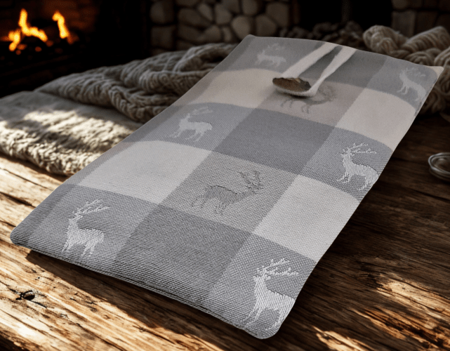 Handytasche aus Stoff handgefertigt | Balldiri Handwerks-Atelier - Hirsch - Balldiri