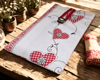 Handytasche aus Stoff handgefertigt | Balldiri Handwerks-Atelier - Herz - Balldiri