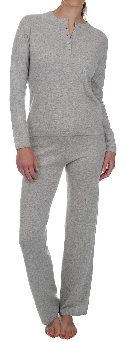 Balldiri 100% Kaschmir Damen langarm Hausanzug 2-fädig - Balldiri & Windhound