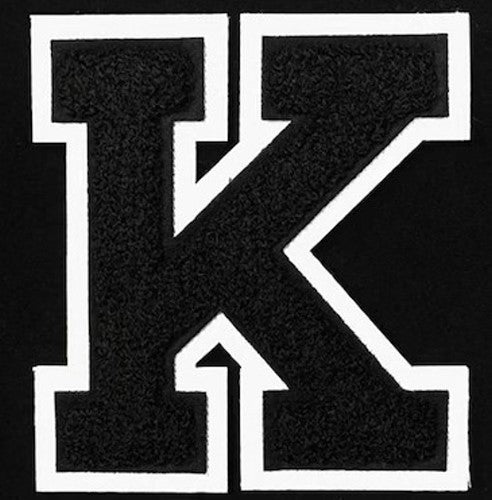 Orginal Windhound Chenille Patch Buchstaben Aufnäher Applikation College Jacke 11cm groß - Balldiri & Windhound