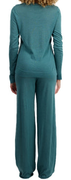 Balldiri 100% Kaschmir Damen Hausanzug Pyjama mit rundhals zweiteilig 2-fädig - Balldiri & Windhound