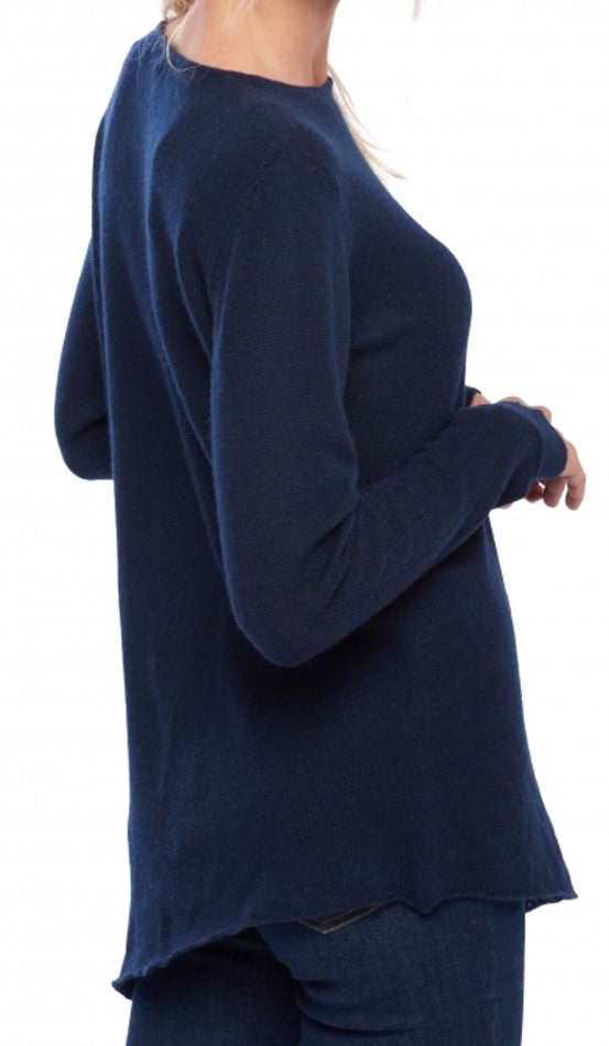 Balldiri Kaschmir Damen Tunika rundhals 4 fädig - 100% Kaschmir Qualität - Balldiri & Windhound