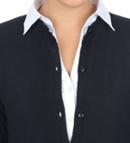 Balldiri 100% Kaschmir Damen Langarm Jacke mit Rundhalsausschnitt 2-fädig - Balldiri & Windhound